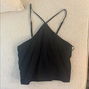 Abercrombie Black Halter Top